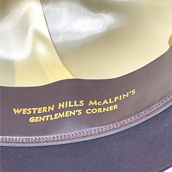 Champ Kasmir Finish Fedora Hat Brown Western Hills McAlpins Gentlemens Corner 7 - Picture 10 of 11